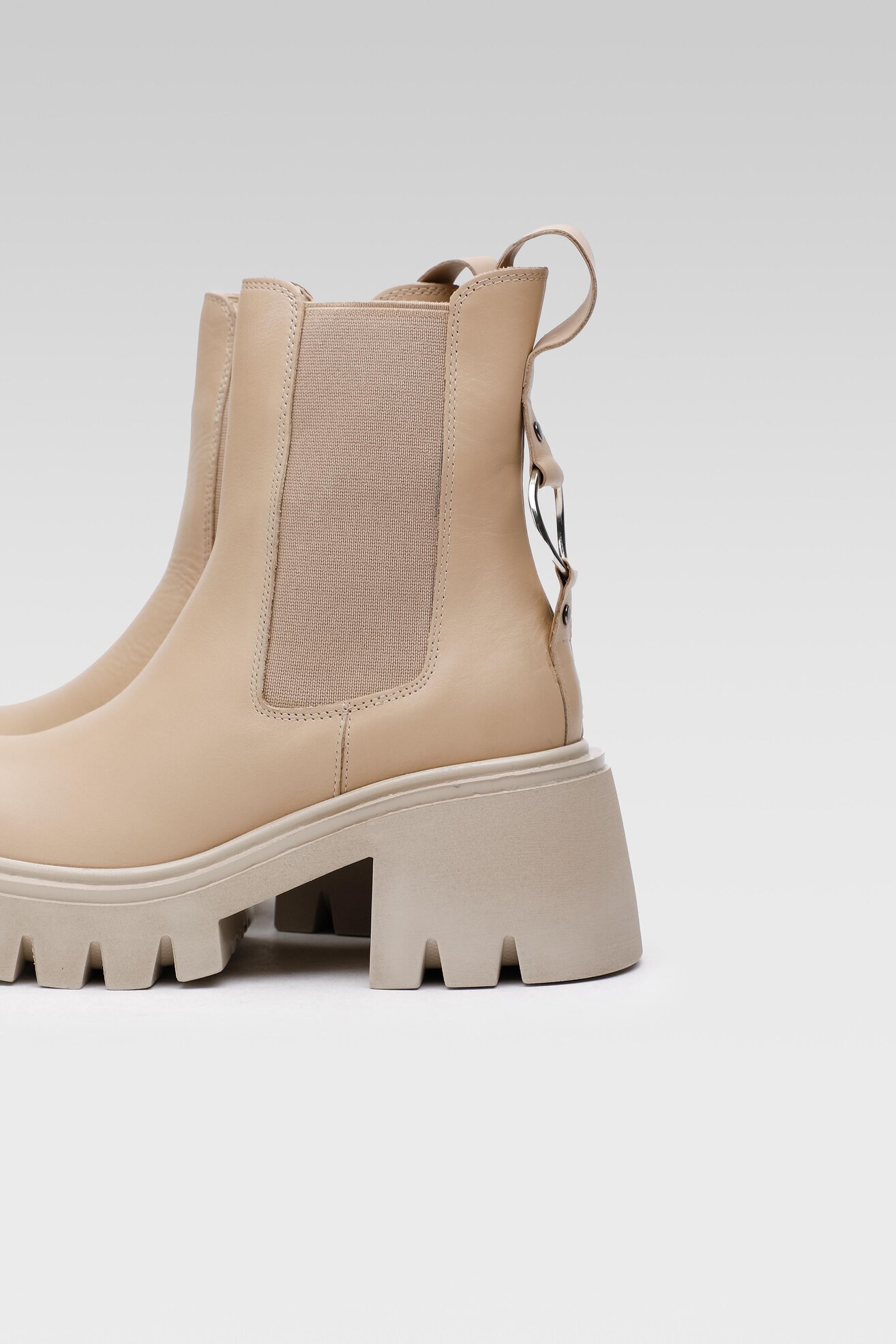 Botki Badura 8108 Beżowy