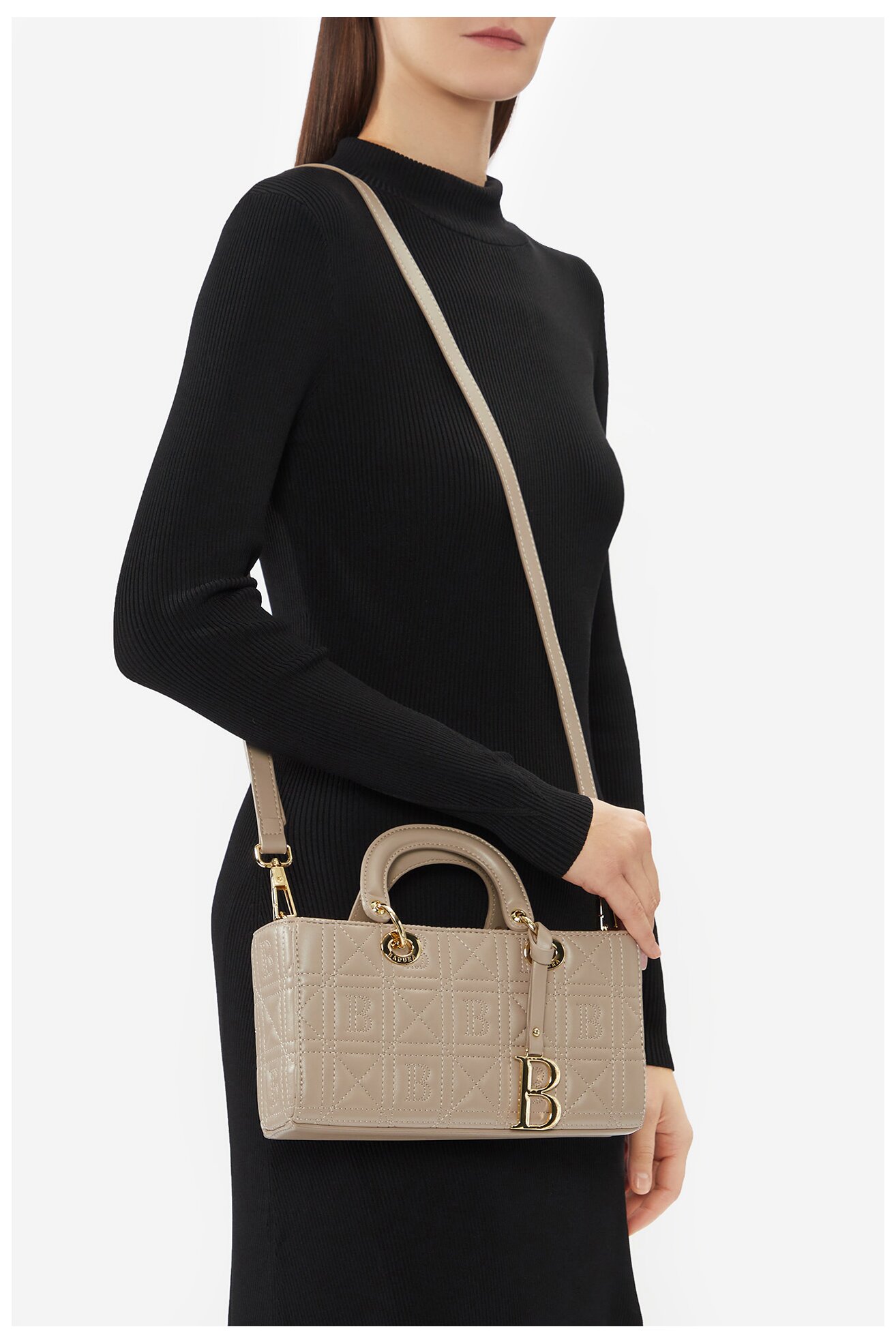 Kézitáska Badura TYL00498 SÖTÉTBÉZS