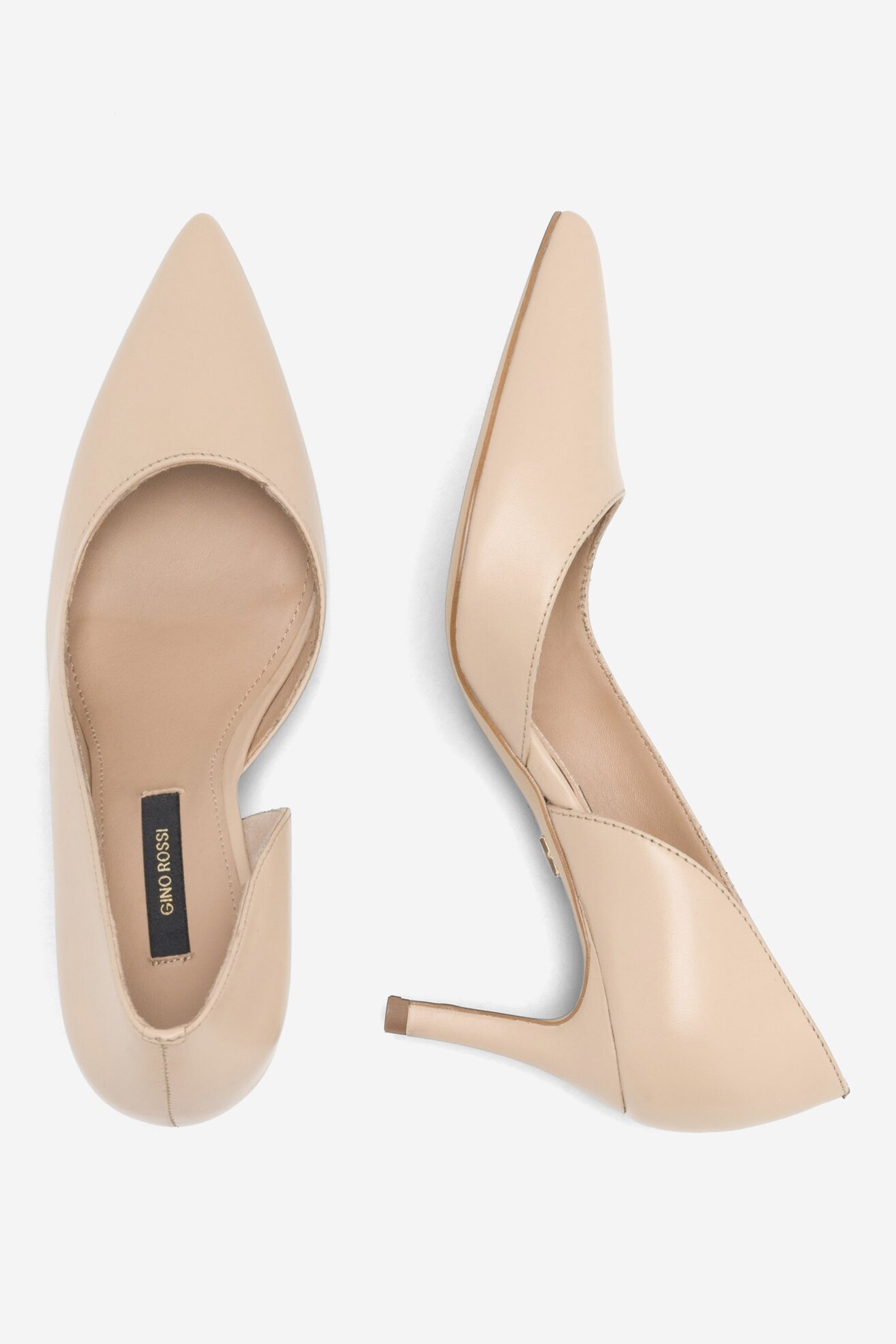 Czółenka Gino Rossi UNNA-104547 Beżowy