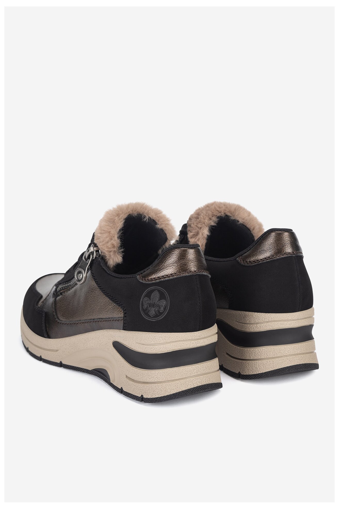 Sneakers Rieker N9301-90 Czarny