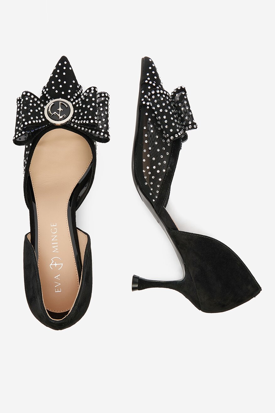 
                        Czółenka EVA MINGE EO-AVA-78096-202 Czarny - 5906751284094