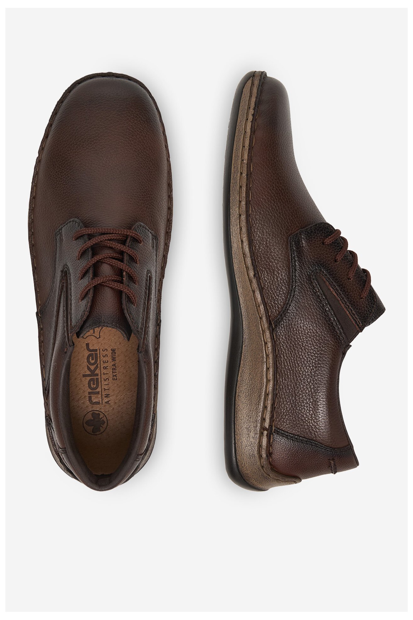 Félcipő Rieker CEO-05211-25 SÖTÉTBARNA