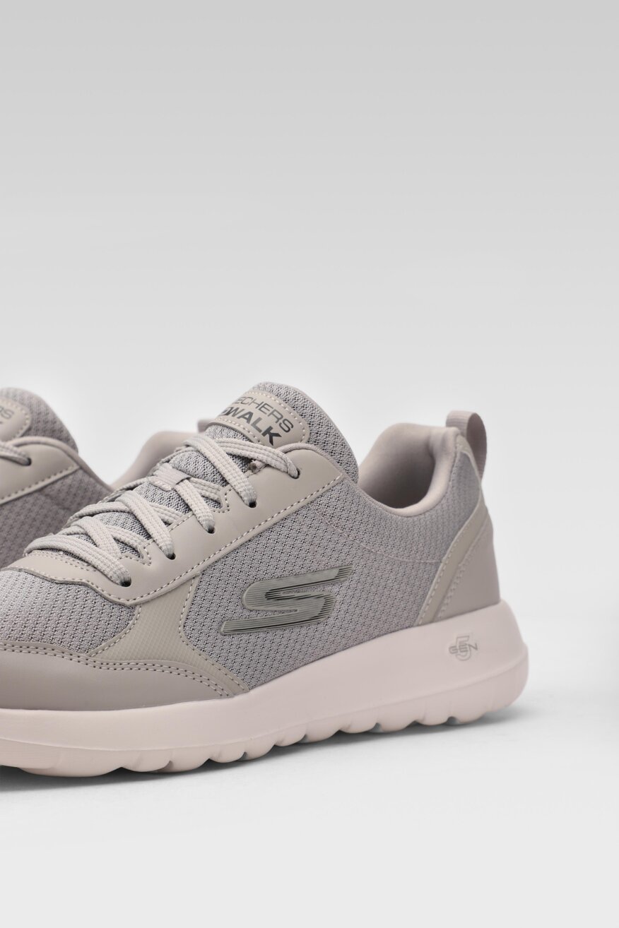 
                Skechers - Obuwie sportowe szare sznurowane - 5903698434018