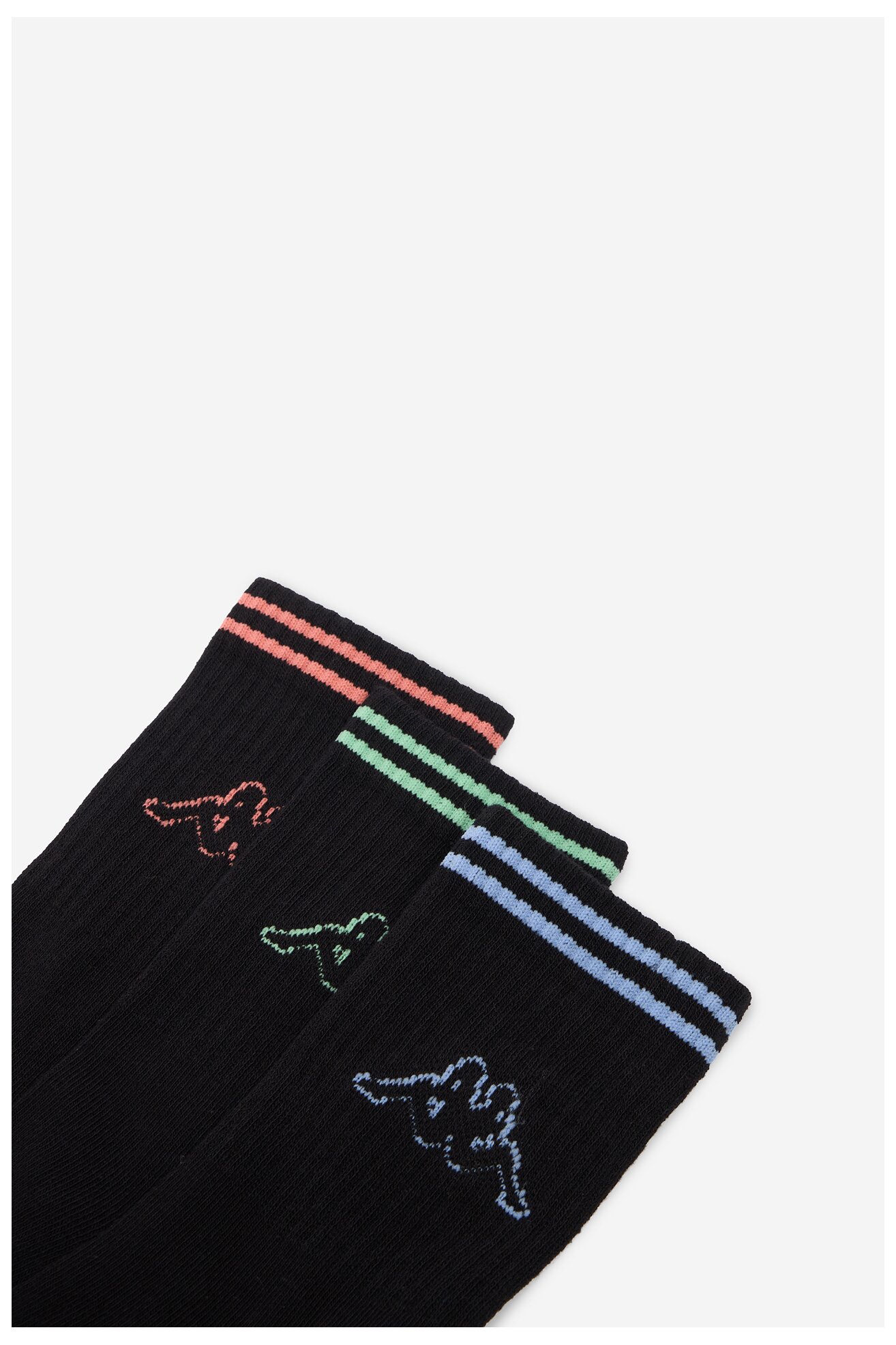 Шкарпетка Kappa CEO_KR_KAPPA_ 006_W_AW25 (3 -PACK) ЧОРНИЙ