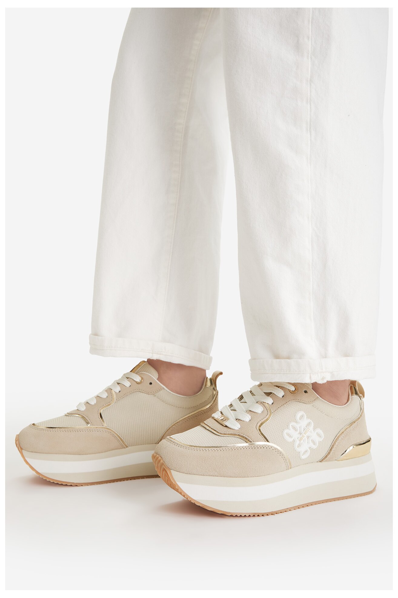 Sneakers NINE WEST SS25-3C093 Beżowy