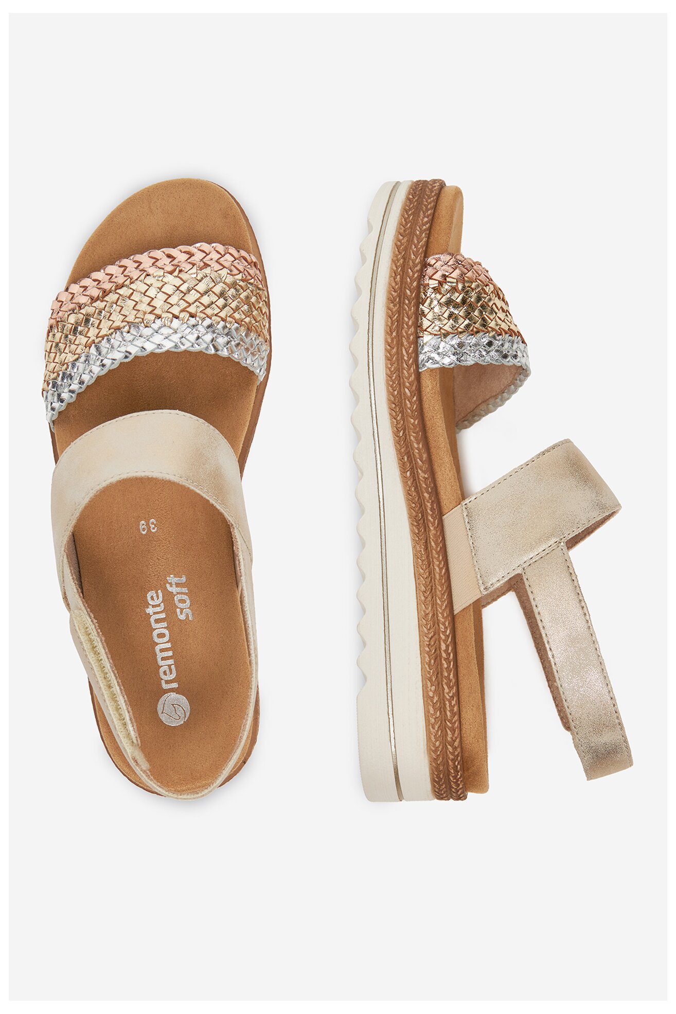 Сандали Remonte D0Q56-90 ЗЛАТИСТ