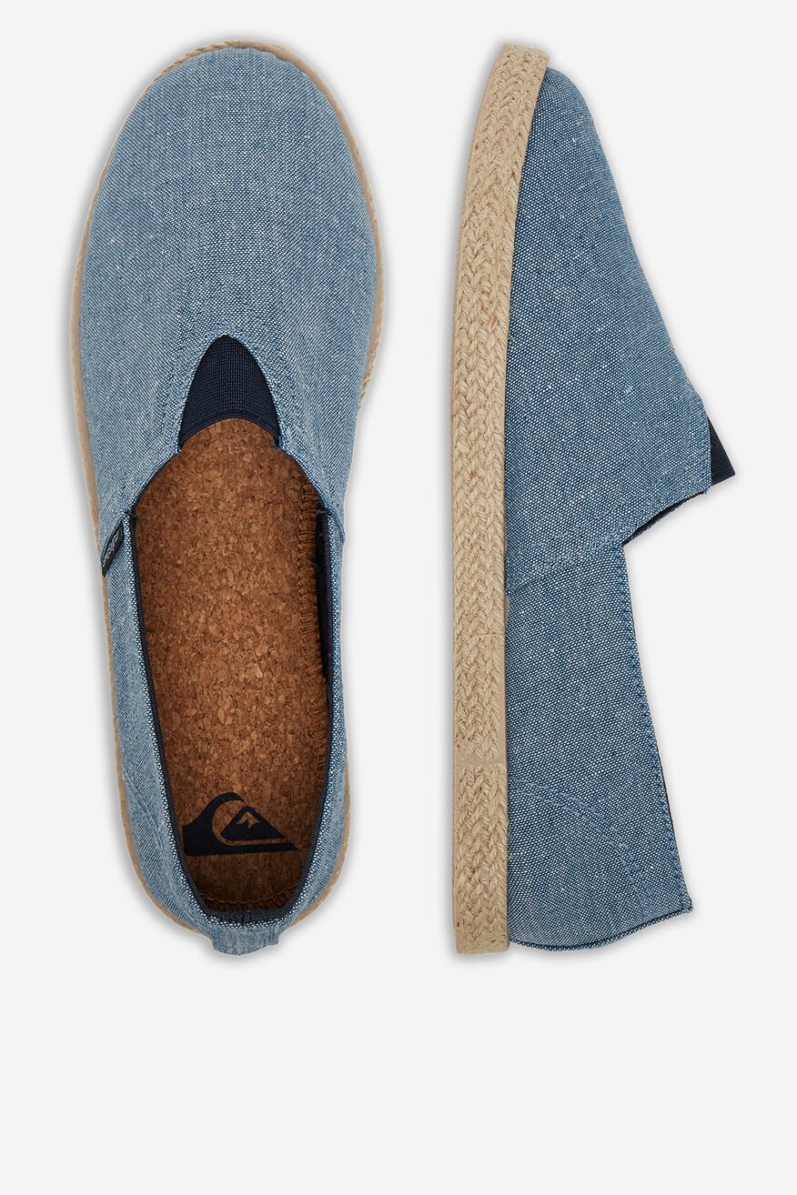 Espadrilky QUIKSILVER SVĚTLÝ DENIM - 5903698762302