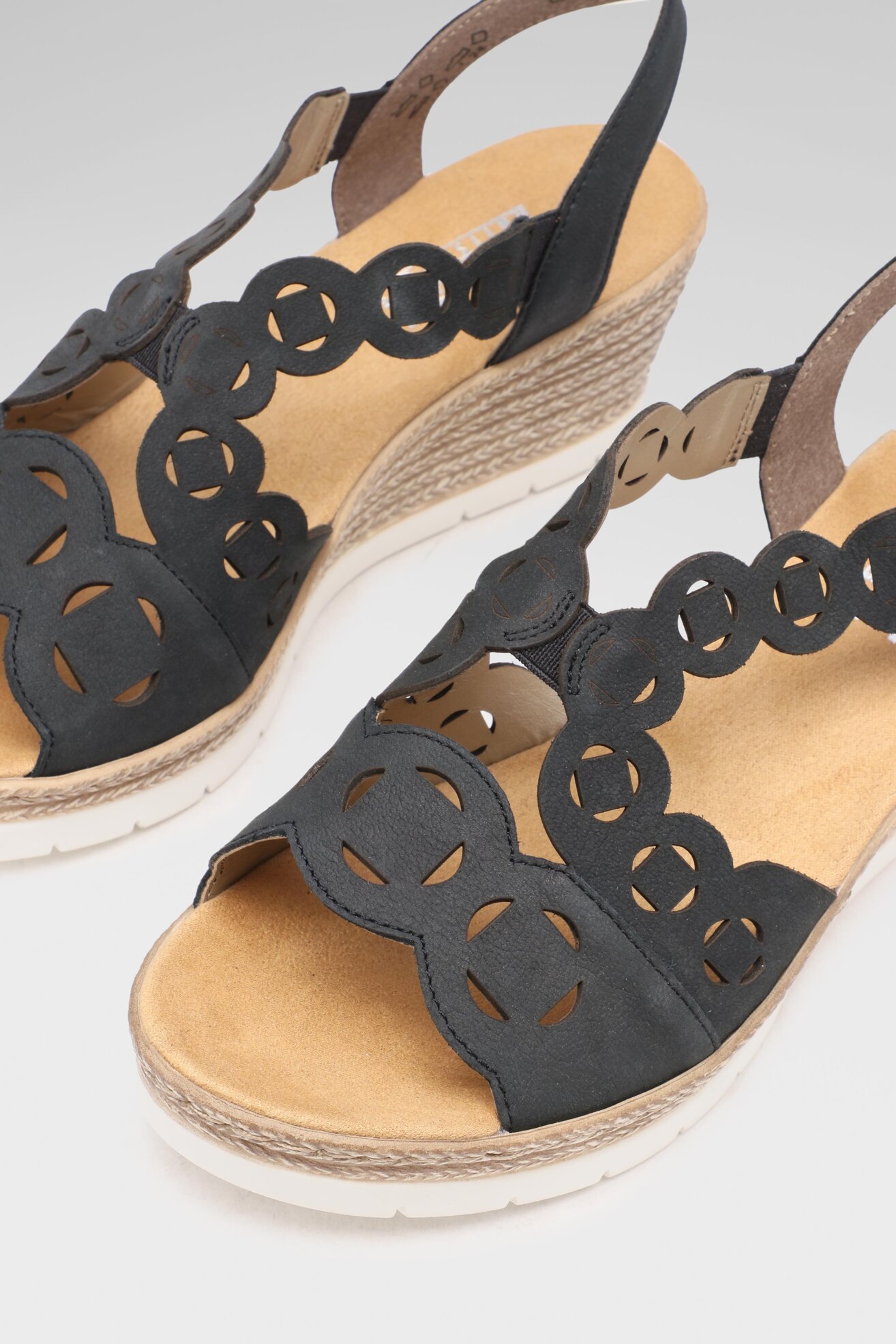 Sandały Rieker 61976-14 Granatowy