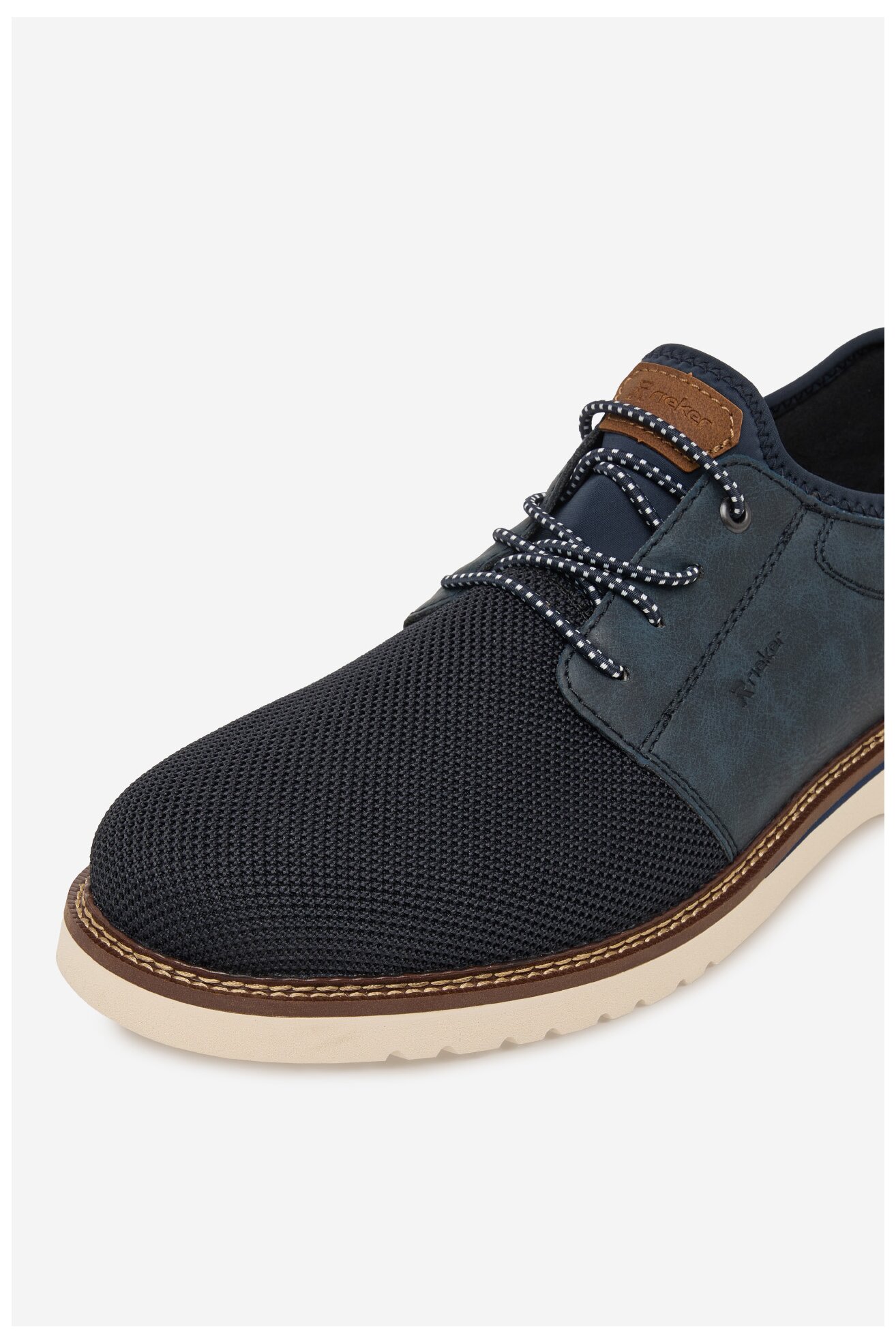 Półbuty Rieker CEO-04550-14 Granatowy ciemny