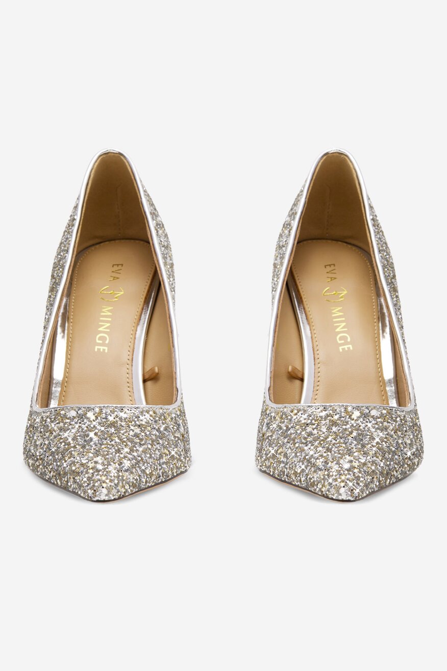 
                Туфлі-Човники EVA MINGE СРІБНИЙ - 5905588375975