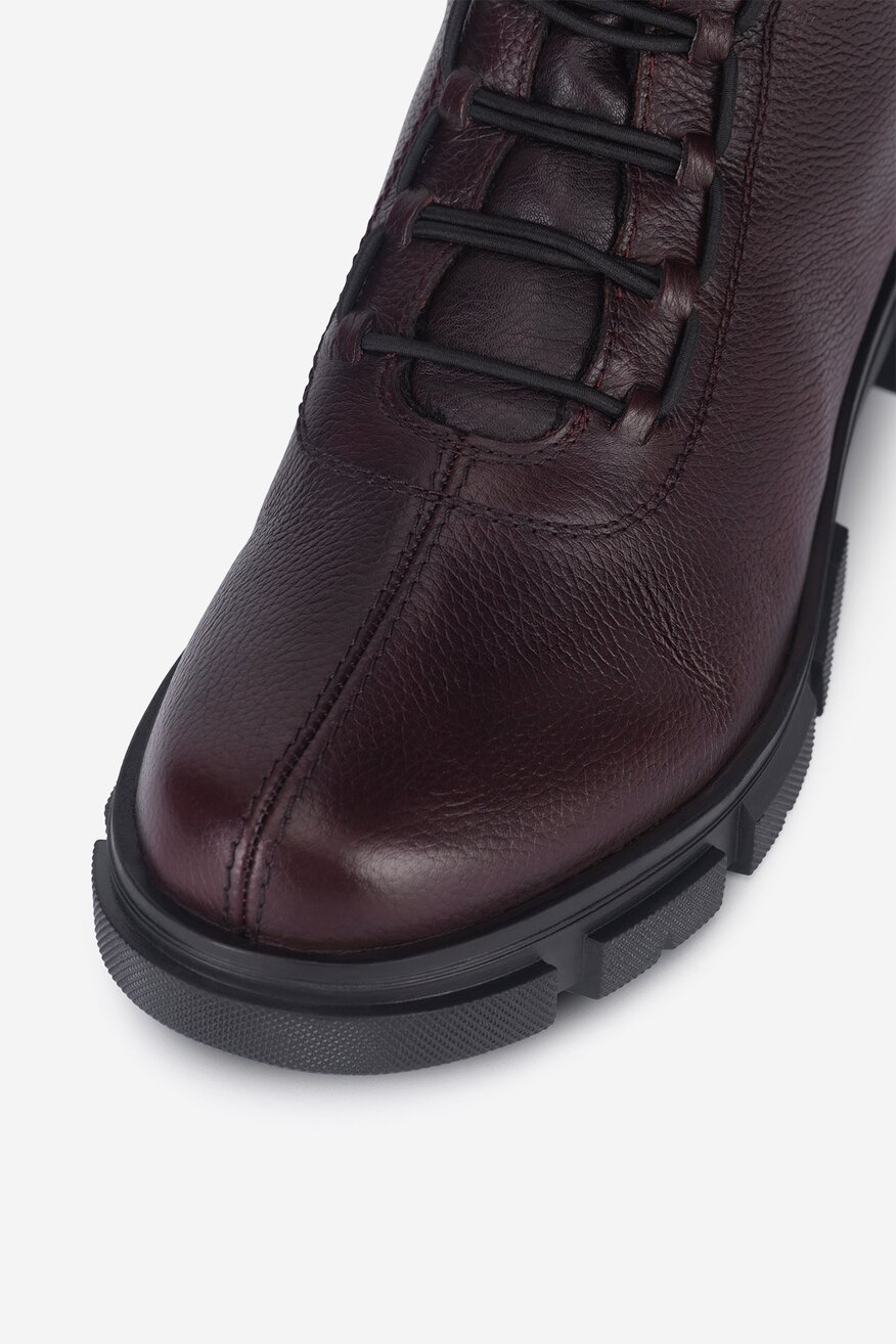 
                Rieker - Trzewiki skórzane ocieplane - 2230062968798