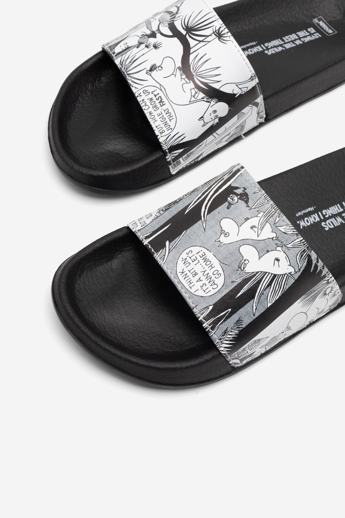 Klapki basenowe MOOMIN SS23-276MMN Czarny