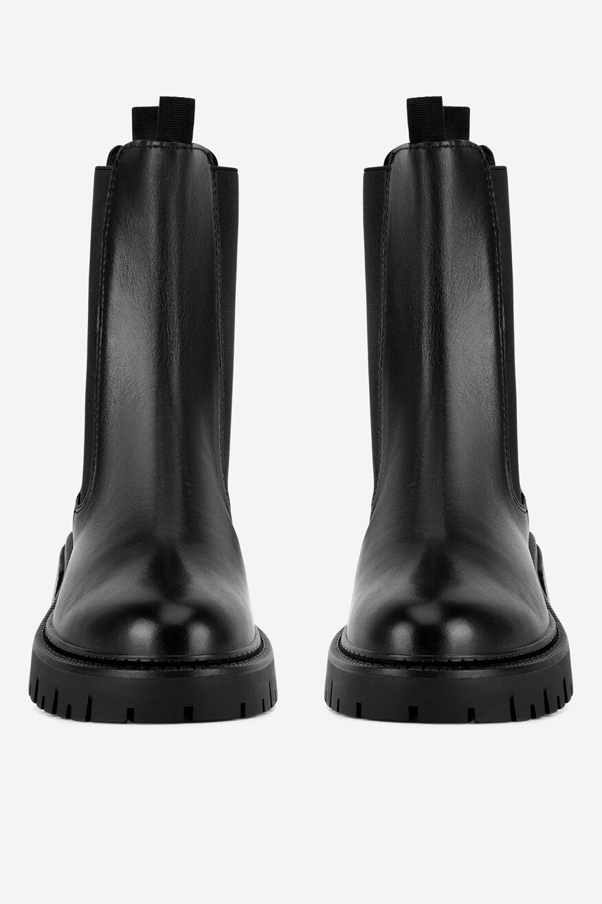 Lasocki - Sztyblety skórzane ocieplane - 5903419397028