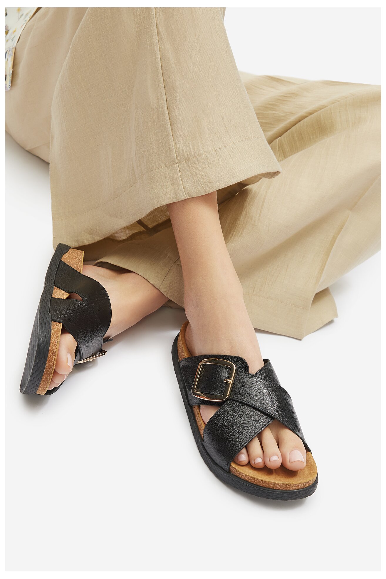 Шльопанець Lasocki ARC-BIERGE-19 ЧОРНИЙ