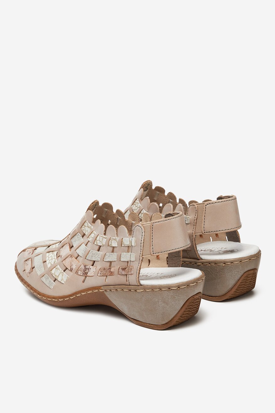 
                Rieker - Sandały skórzane - 2230078423298