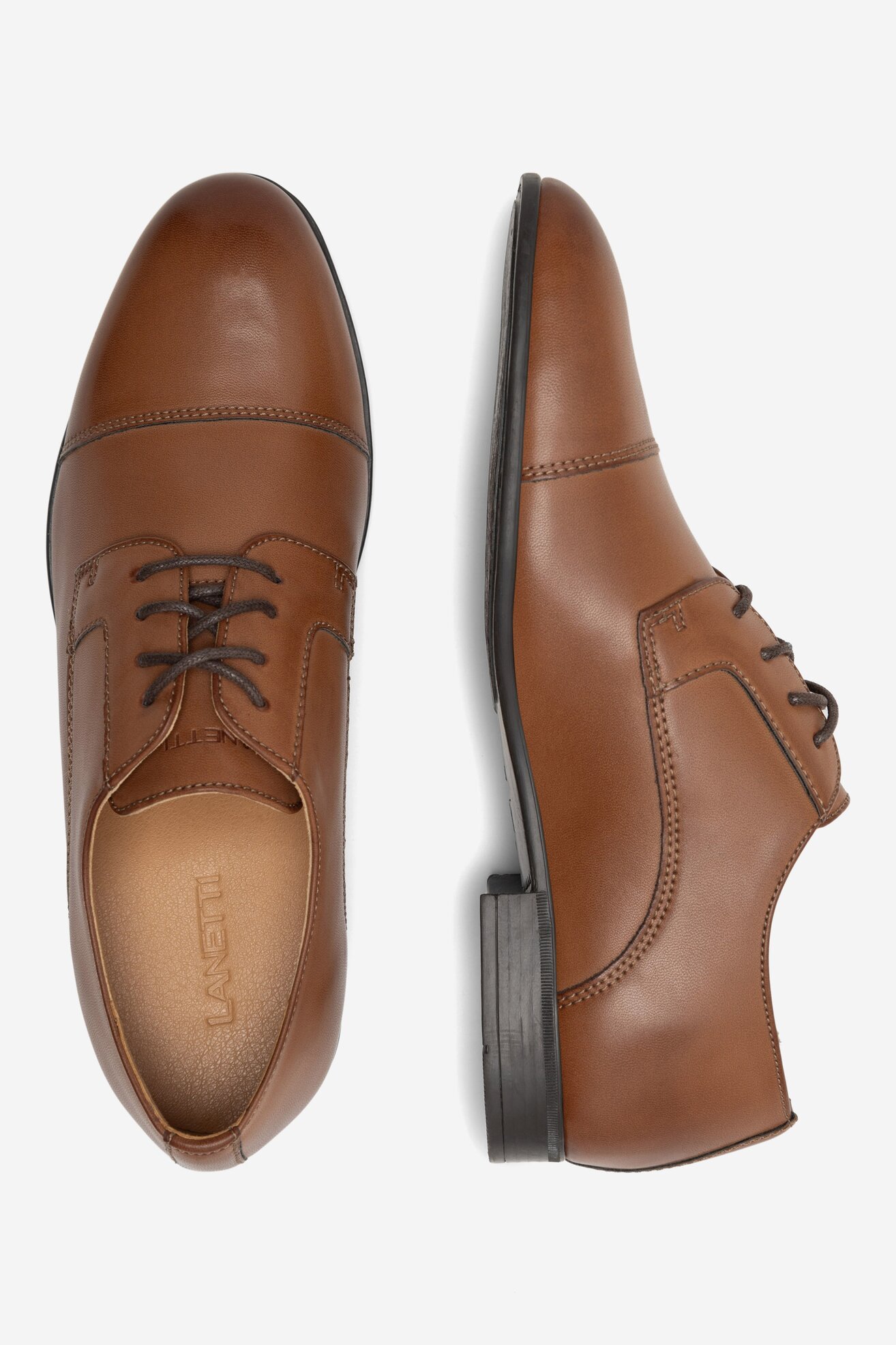 Половинки обувки Lanetti MOSE-20 MBS КАМЕЛ