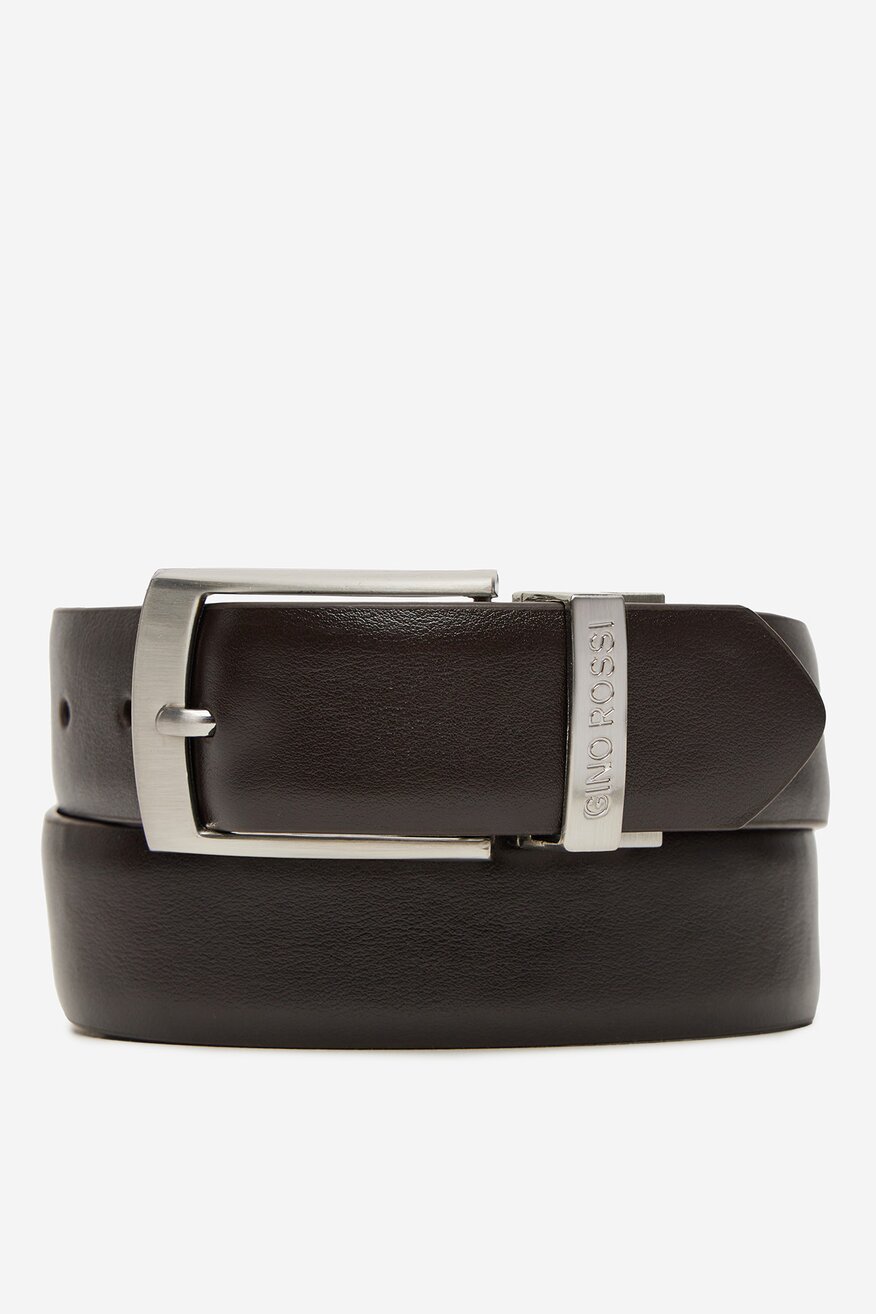 Férfi öv Gino Rossi SÖTÉTBARNA - 5906751253892