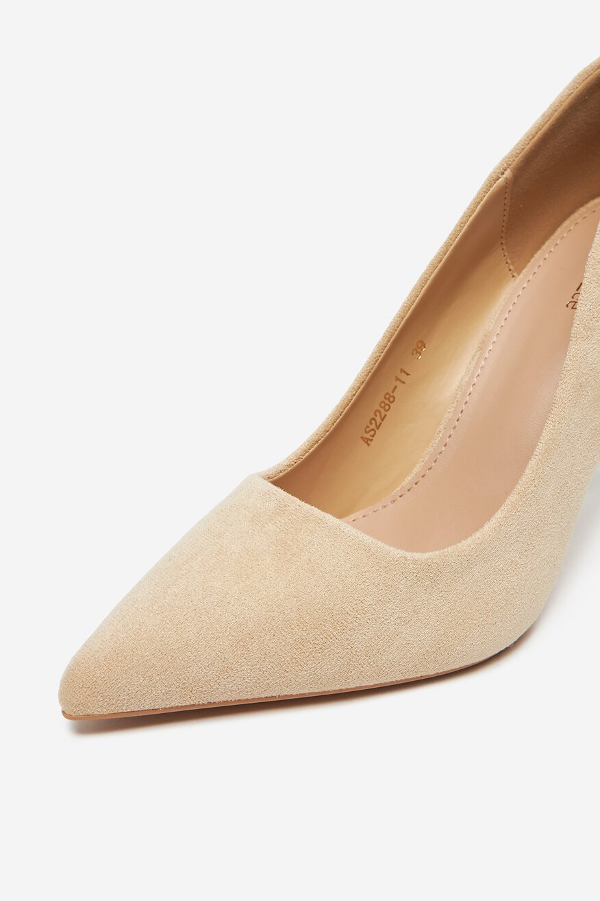 Pantofi cu toc DeeZee BEJ - 5906751121191