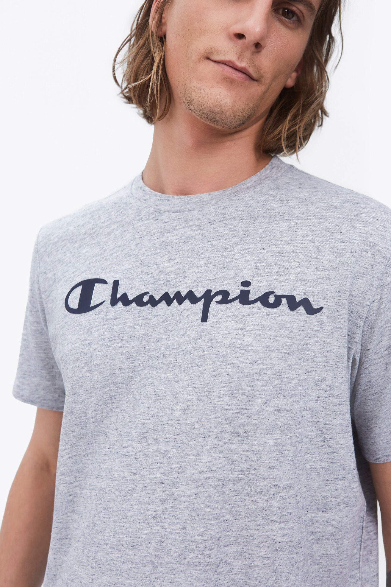 T-shirt Champion 217146 Szary