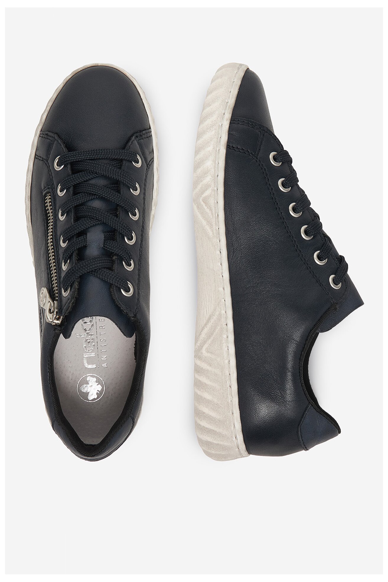 Sneakers Rieker CEO-N0900-14 Granatowy ciemny