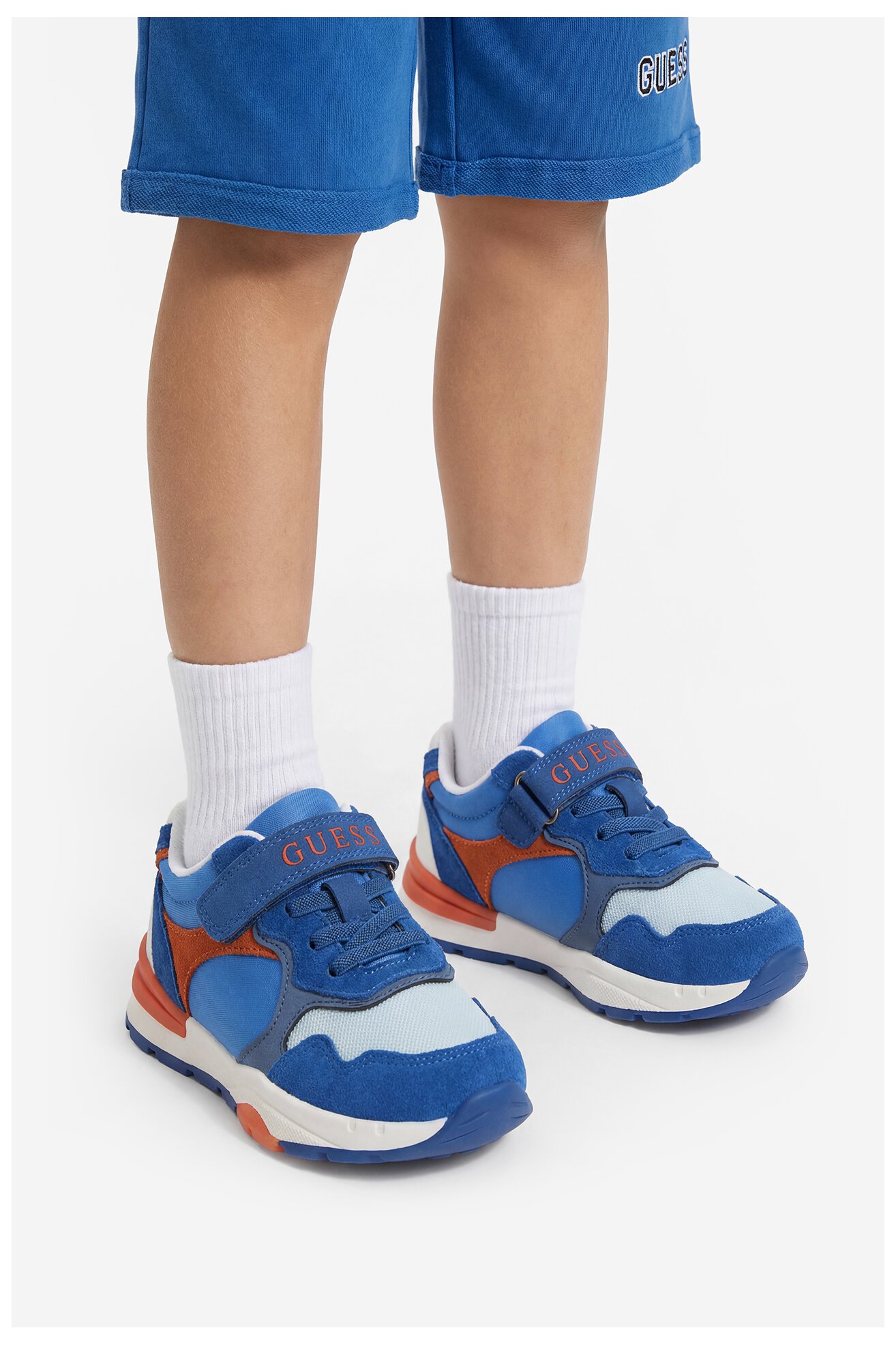 Sneakers GUESS CEO-AVO-G1-SS2026 Niebieski