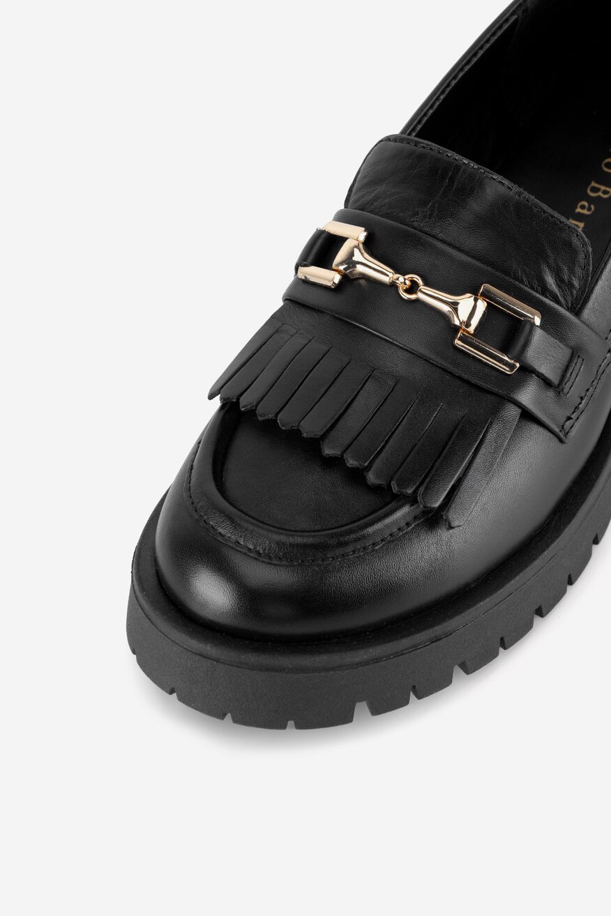 Sergio Bardi - Loafersy skórzane - 5905588953685