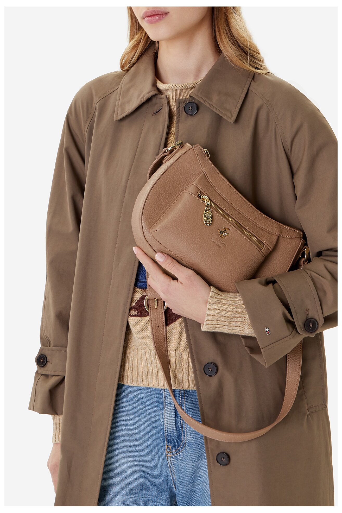 Kézitáska Beverly Hills Polo Club C-BHPC-L-017-08 BÉZS