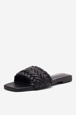 Шльопанець DeeZee DON'T STOP ME KL-E82022-19 ЧОРНИЙ