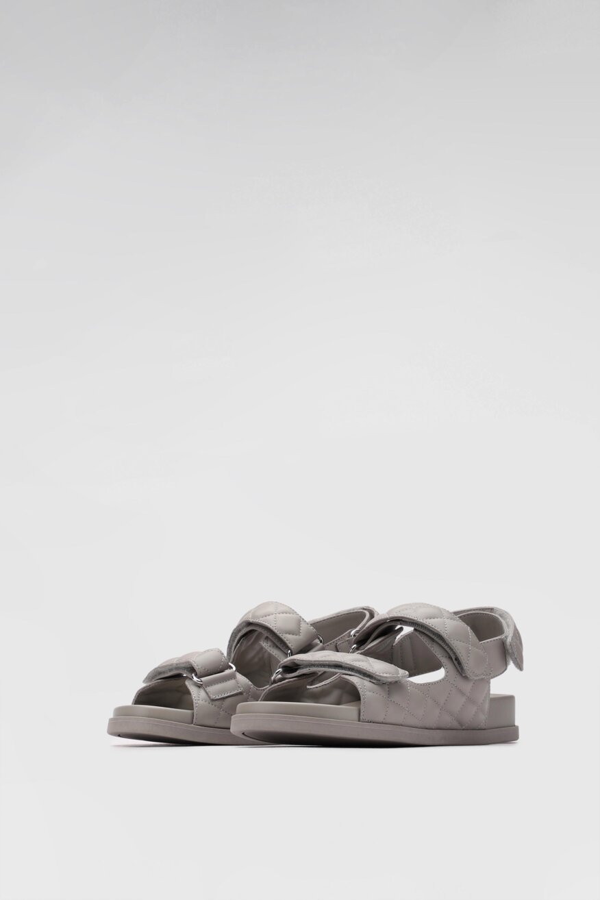 
                Gino Rossi - Skórzane sandały pikowane - 5903698454504