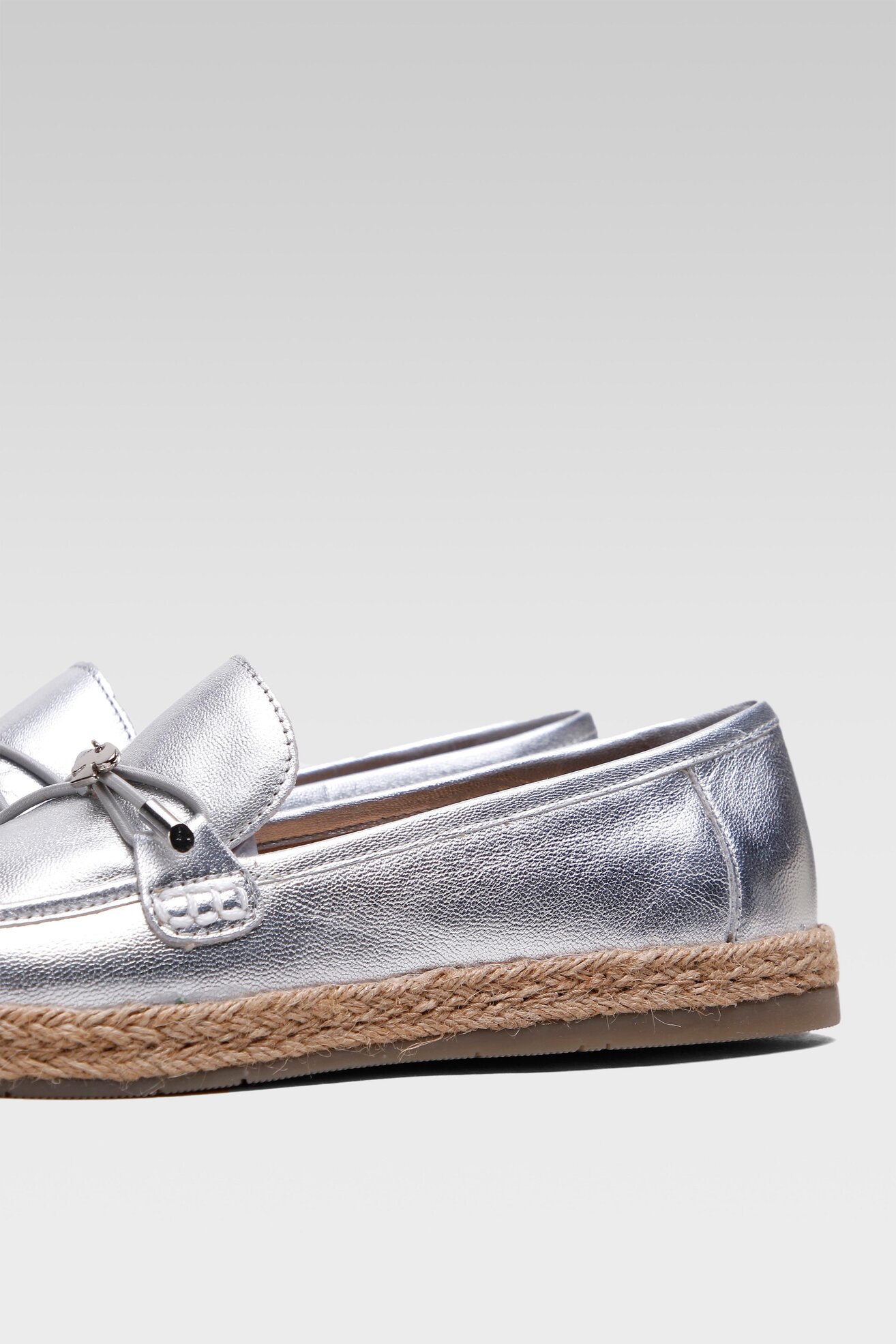Espadrile Lasocki WI16-SPAROW-07 SREBRNA