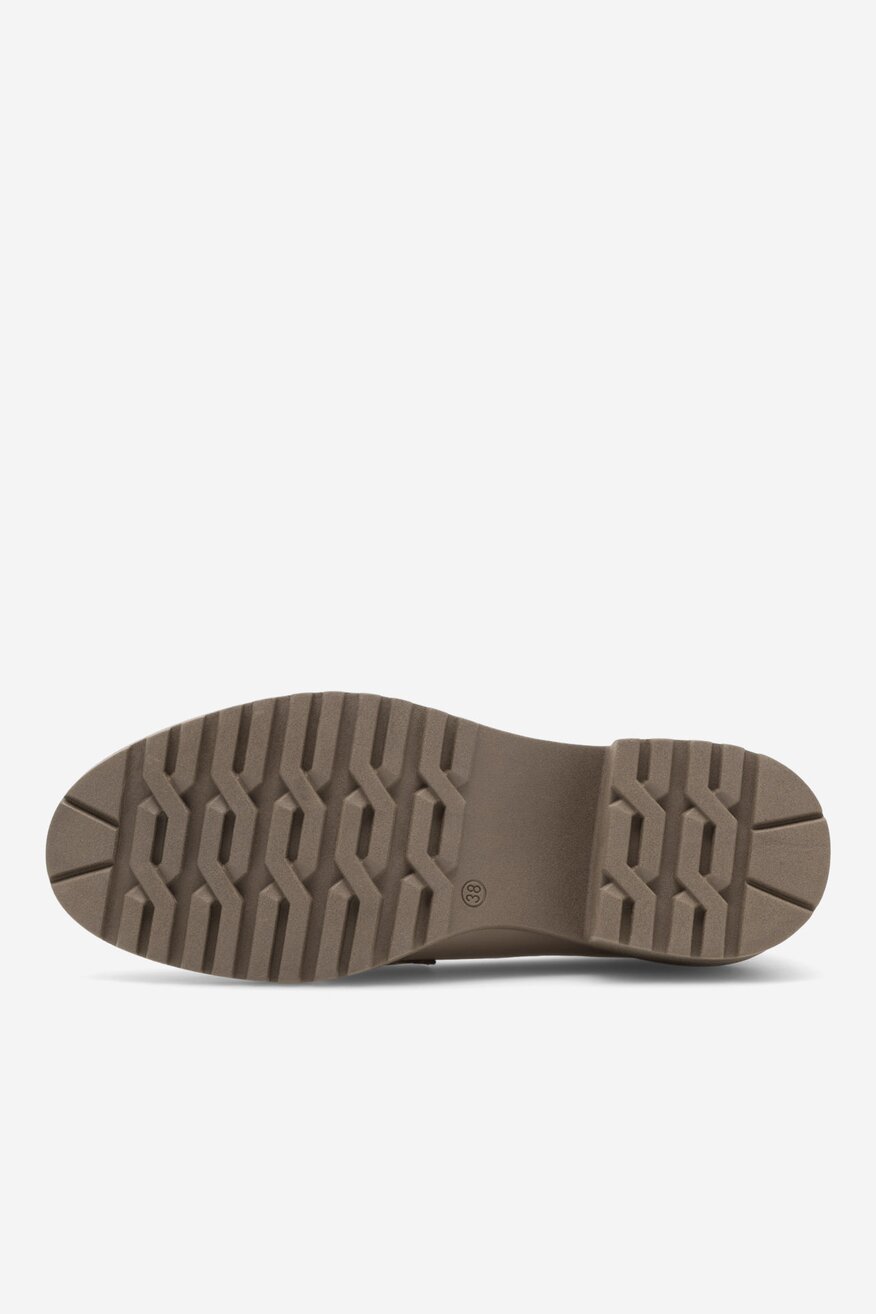 Sergio Bardi - Loafersy skórzane na obcasie - 5905588346241