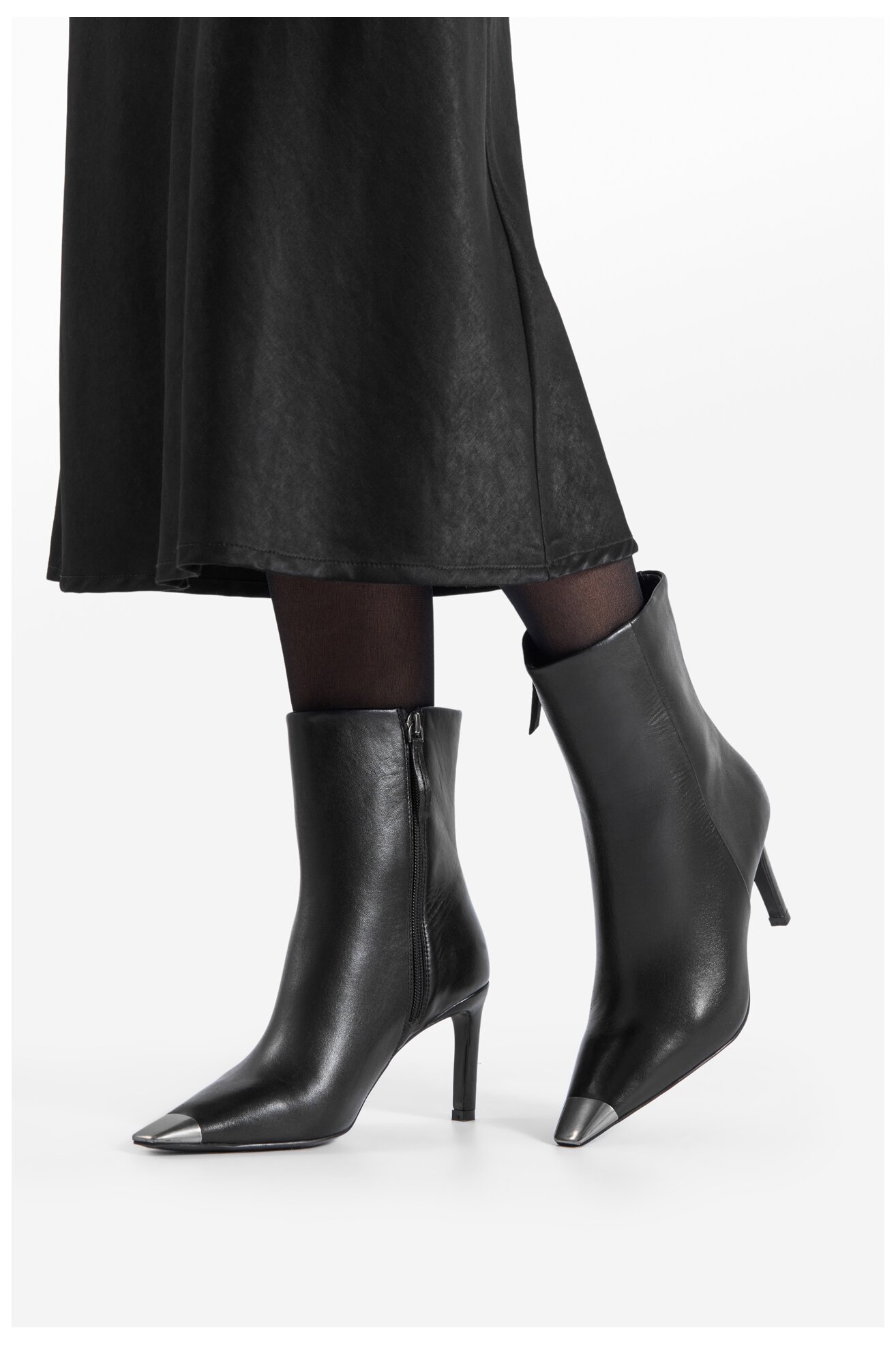 Botki Gino Rossi FLORI-116021 Czarny