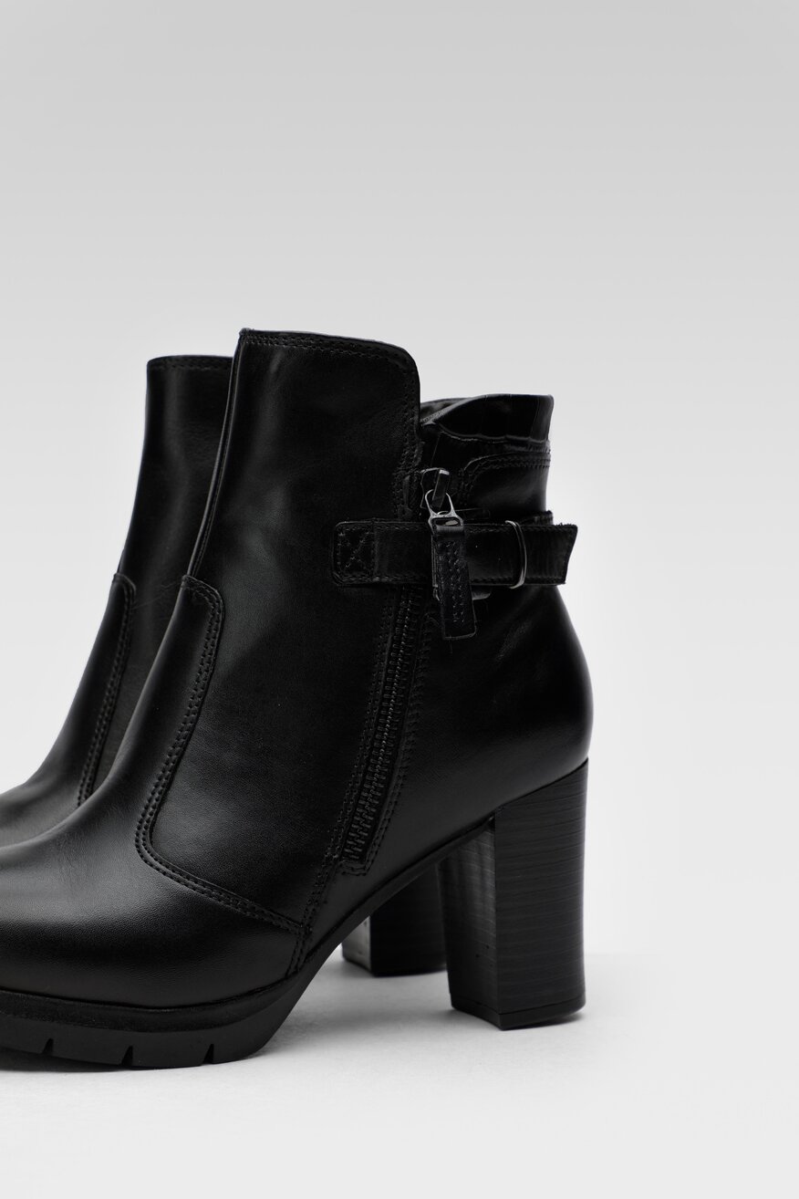 Lasocki - Botki skórzane ocieplane - 5904862162560