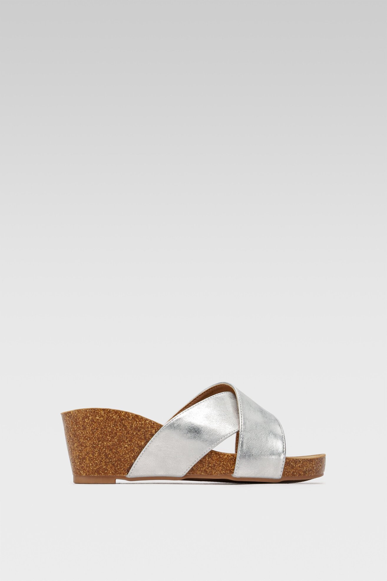 Klapki Clara Barson WS5258-03 Srebrny