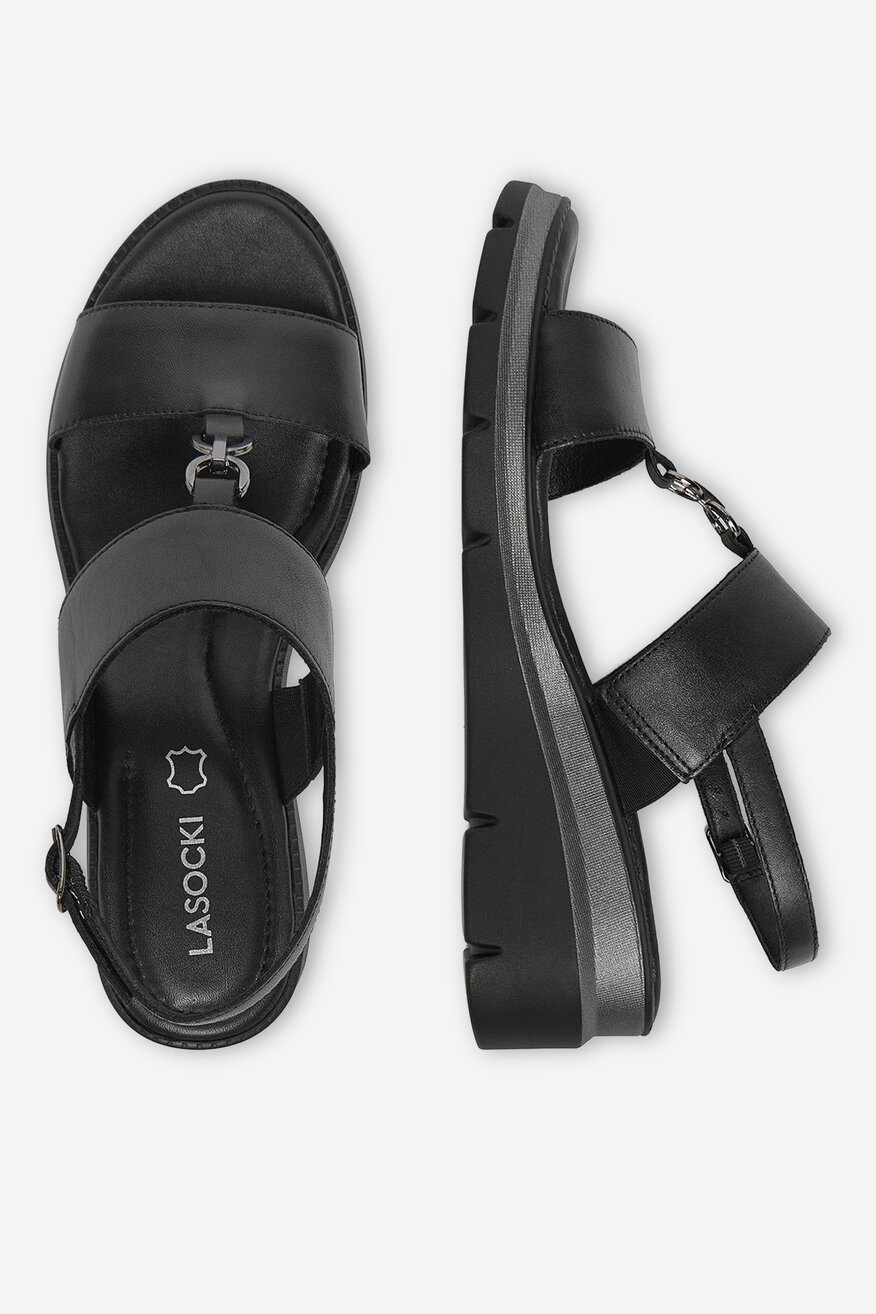 Lasocki - Sandały skórzane - 5906751776322