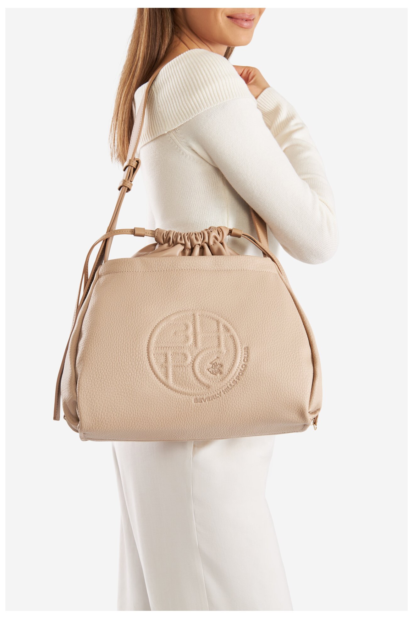 Дамска чанта Beverly Hills Polo Club BHPC-K-039-06 БЕЖОВ