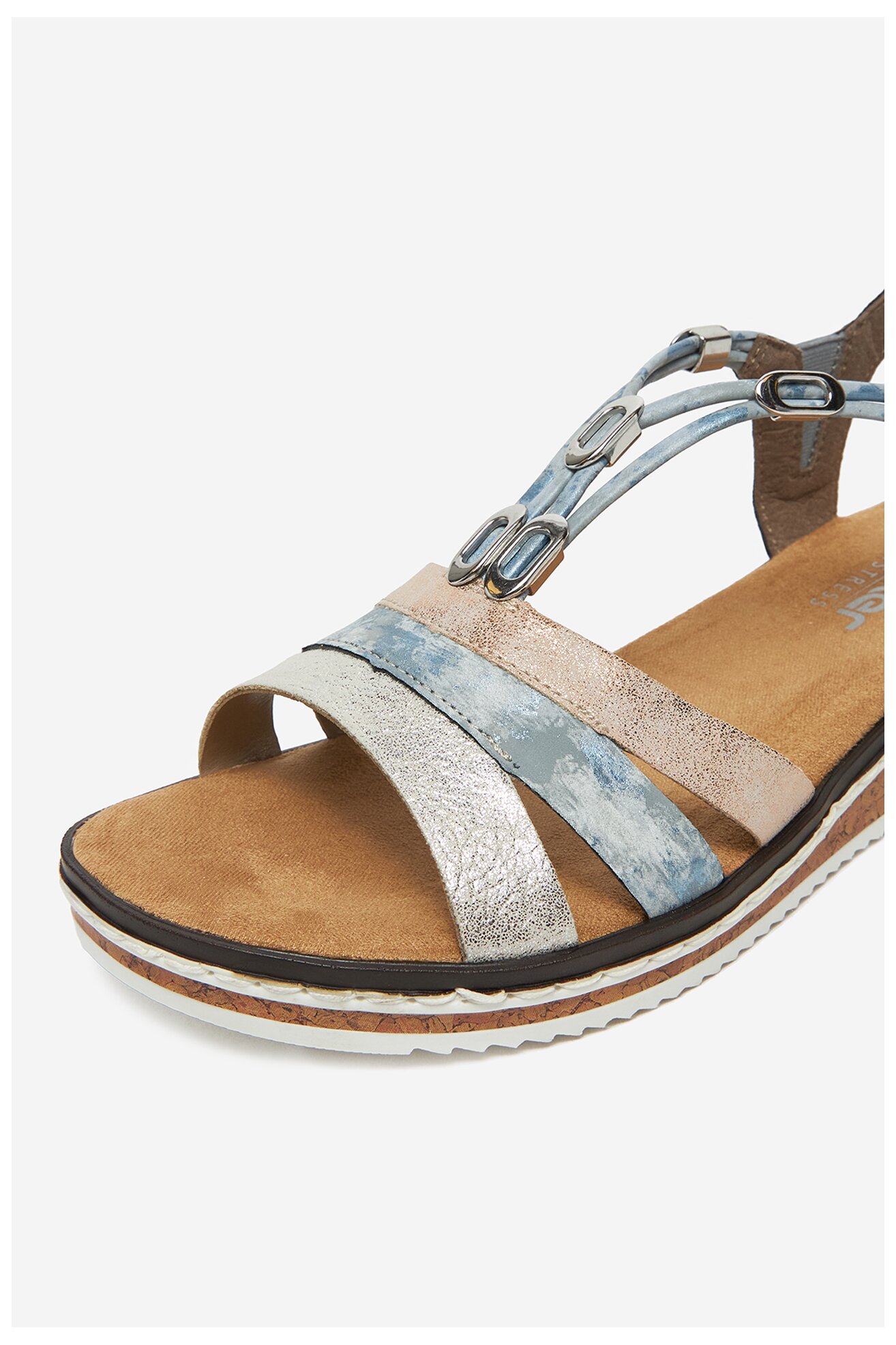 Sandały Rieker V36G4-40 Niebieski