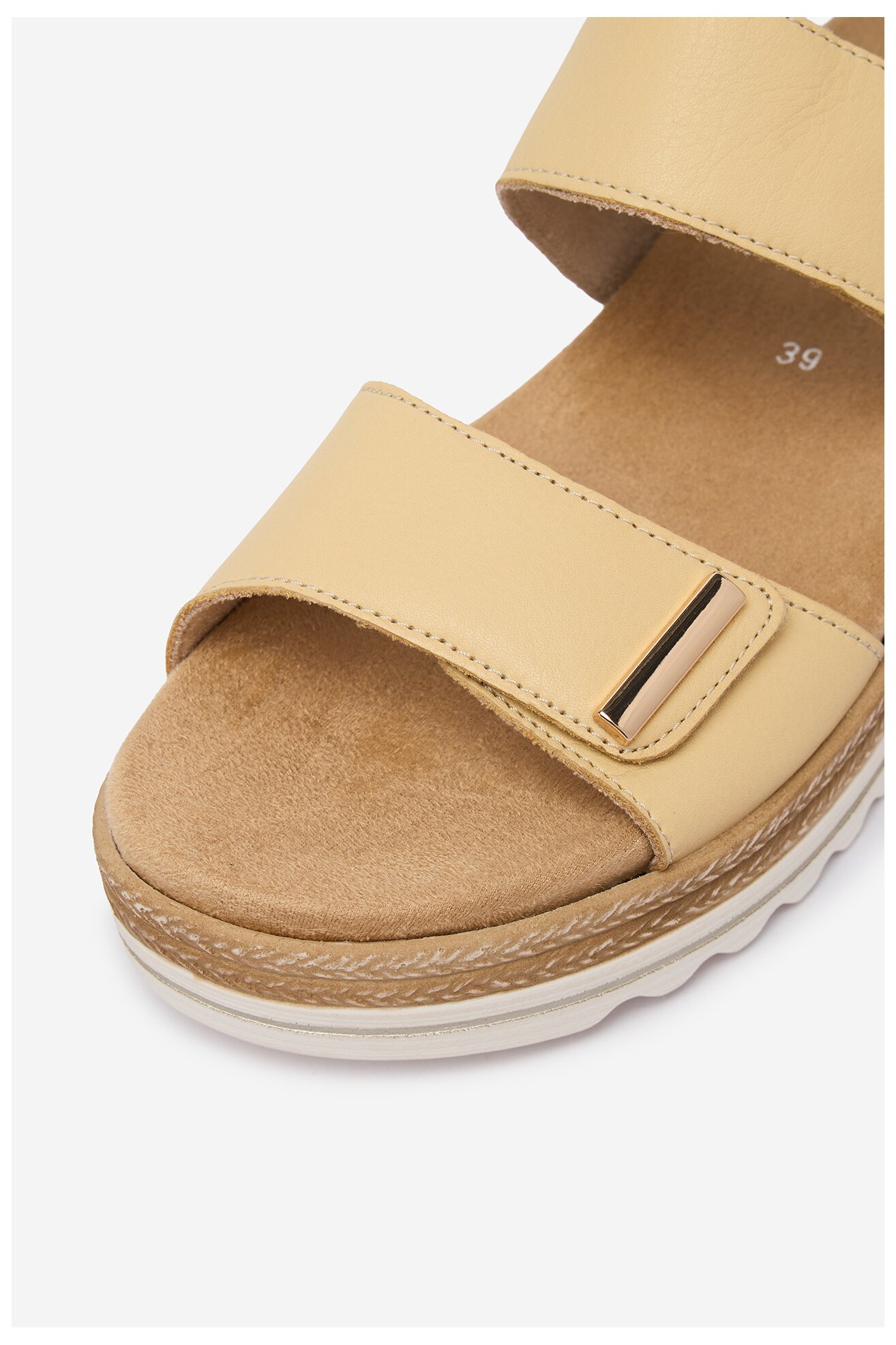 Sandały Remonte CEO-D0Q59-68 Żółty jasny