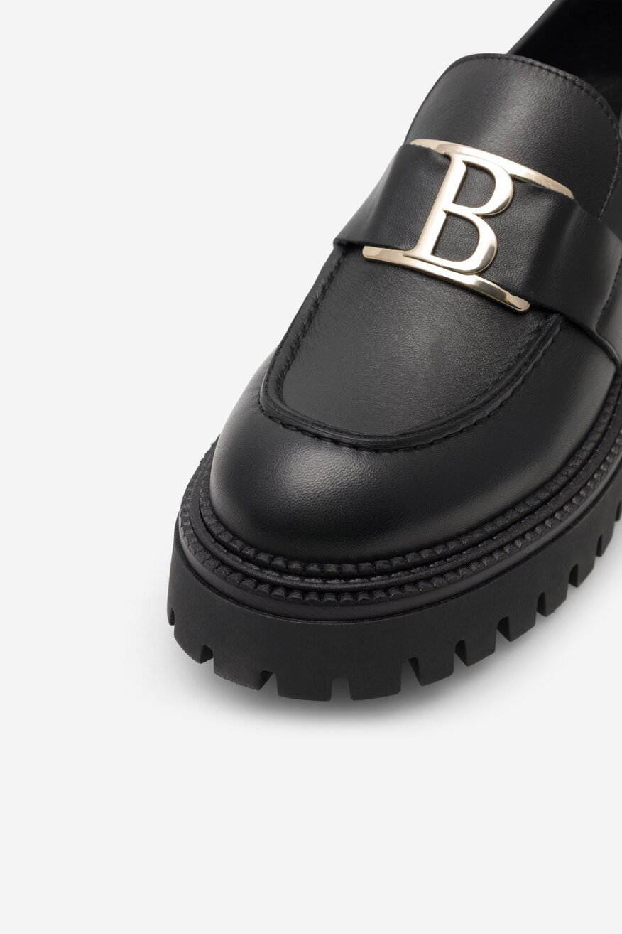 
                Badura - Mokasyny skórzane - 5905588094142