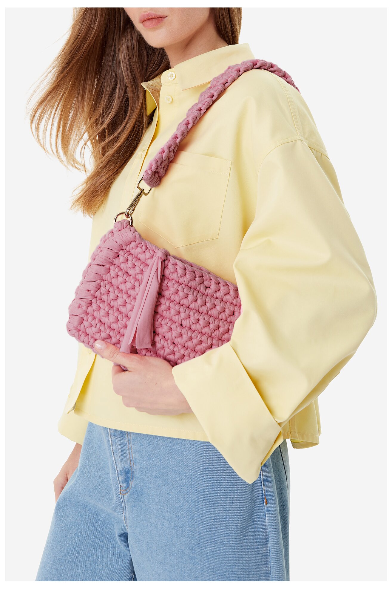 Kézitáska DeeZee DK240527-02 VILÁGOS RÓZSASZÍN