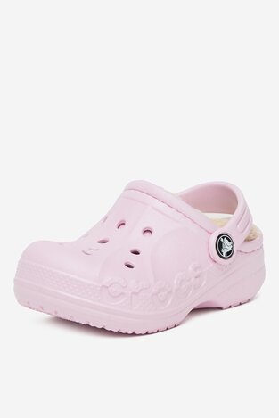 Шльопанець для басейну Crocs C-BAYA LINED CLOG T 207501-79R РОЖЕВИЙ
