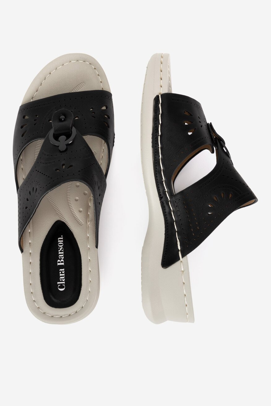 
                Шльопанець Clara Barson ЧОРНИЙ - 5905588597698