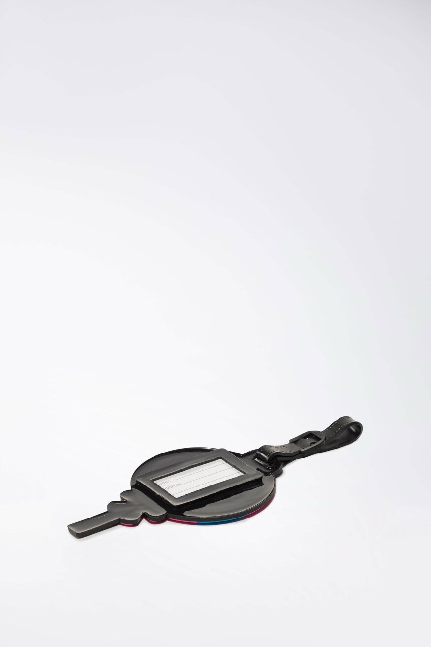 ACCCESSORIES - Identyfikator do bagażu z printem różowy - 5903419472862