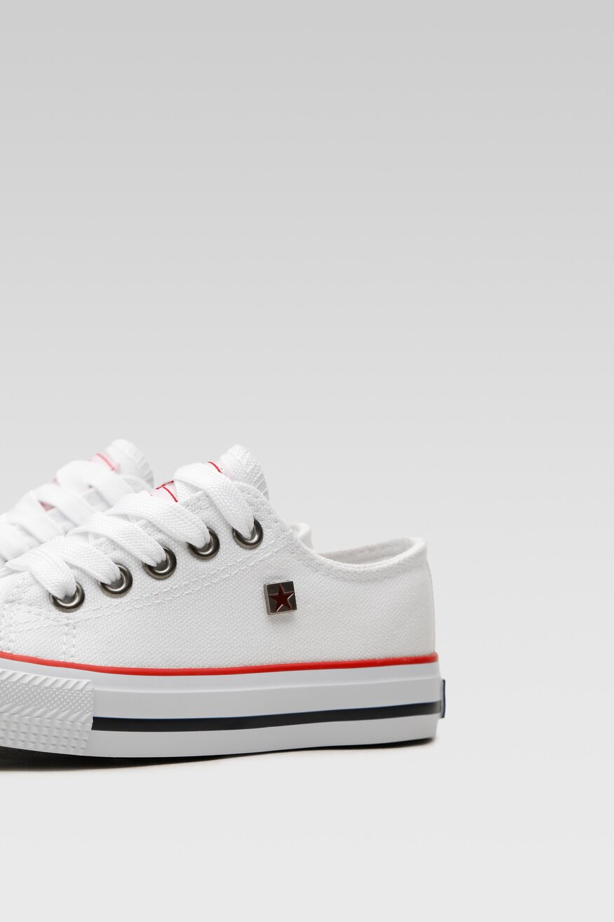 
                Big Star - Trampki pastelowe białe - 5904248202286