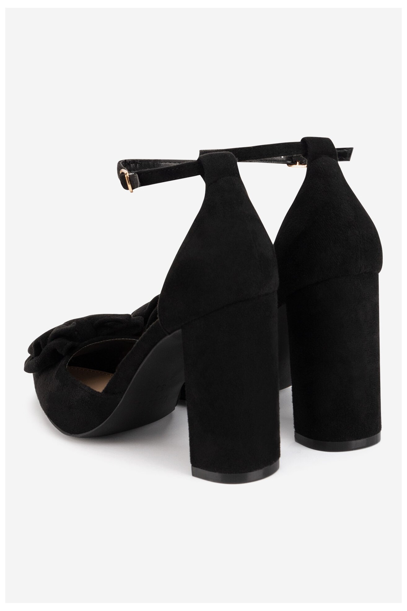 Pantofi cu toc DeeZee WS1001-01 NEGRU