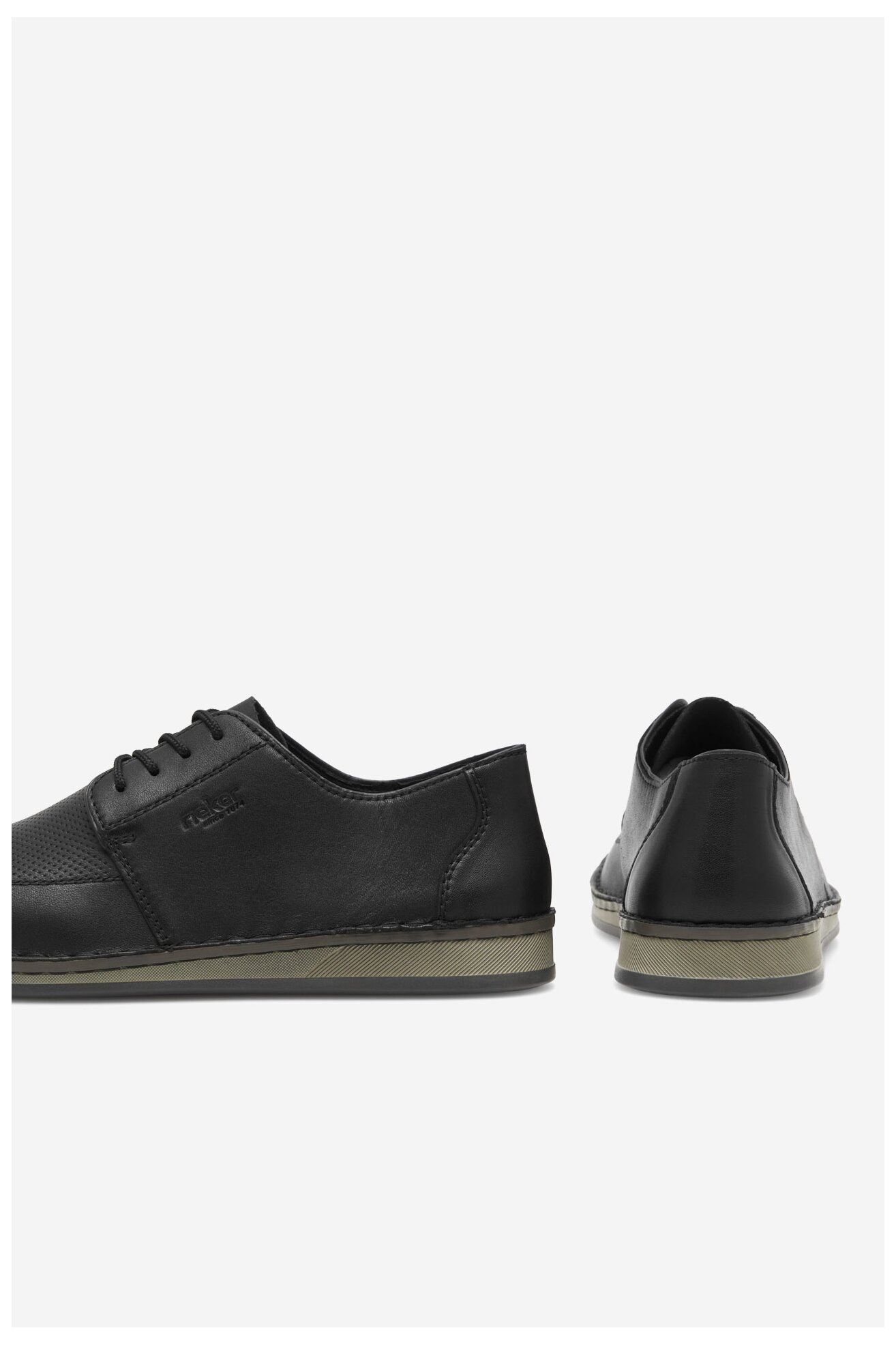 Półbuty Rieker 05400-00 Czarny