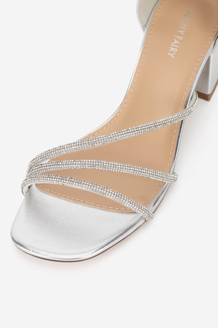 
                Sandale Jenny Fairy SREBRNA - 5905588538080