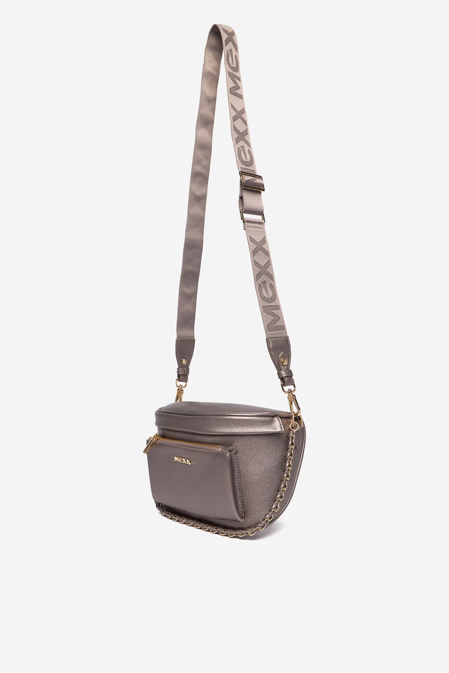 
                Дамска чанта Mexx С ЦВЯТ НА СТАРО СРЕБРО - 5906751666784