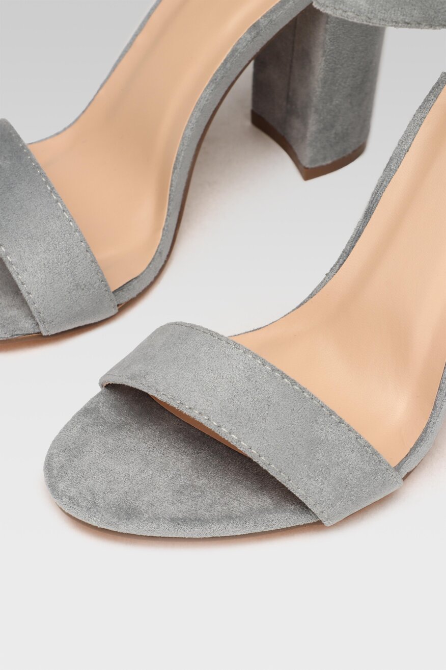 
                DeeZee - Sandały na obcasie niebieskie - 5903698612737