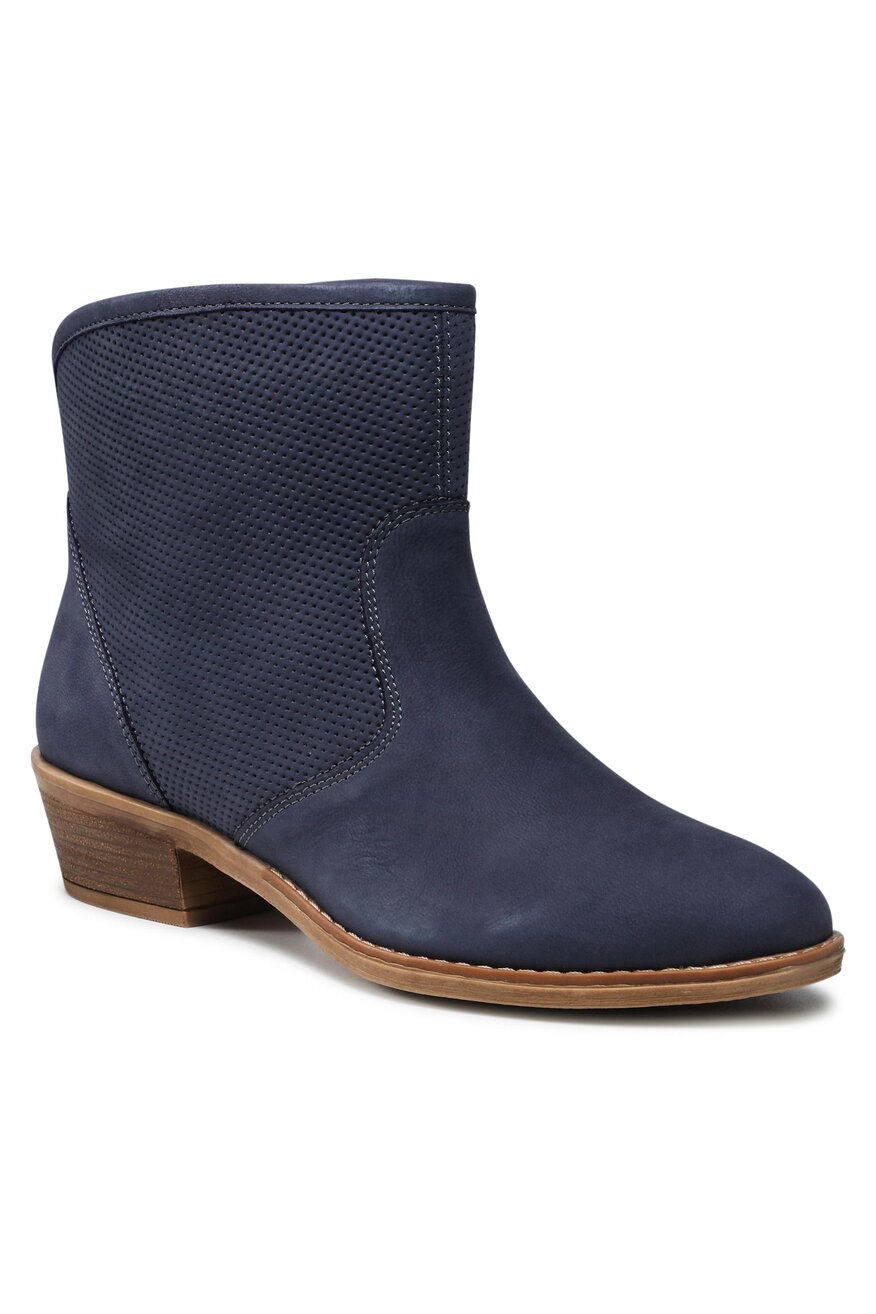 
                Lasocki - Skórzane botki ażurowe - 5904248419943